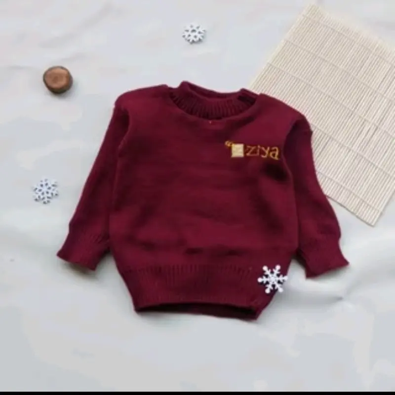 sweater rajut bayi perempuan laki-laki 0-9 bulan aneka warna 5