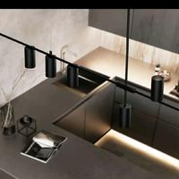 Gambar lampu gantung panjang hias minimalis 5 lampu cabang modern retro now GU10 sudah include lampu led lampu gantung lamp lighting Hitam dari SOLUSI KELISTRIKAN SK Kota Administrasi Jakarta Pusat 3 Tokopedia
