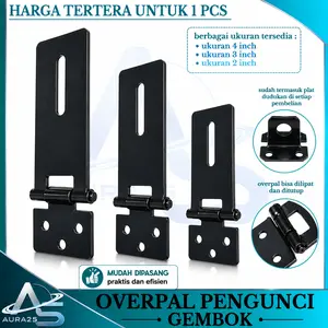Overpal IGM Kunci Gembok/ Overpal Plat Besi Tebal (2 inch/3 inch/4 inch) Anti Karat & Kuat