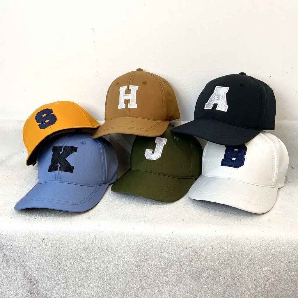 TOPI ANAK INISIAL TOPI ANAK CEWE PILIH INISIAL TOPI ANAK COWOK BORDIR INISIAL
