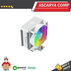 OCYPUS GAMMA A40 ARGB DIGITAL | CPU Air Cooler 4 HEATPIPES TDP 200W - WHITE