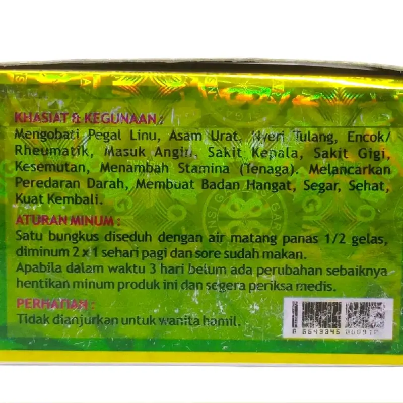 Jamu Serbuk Jamu Tradisional 1