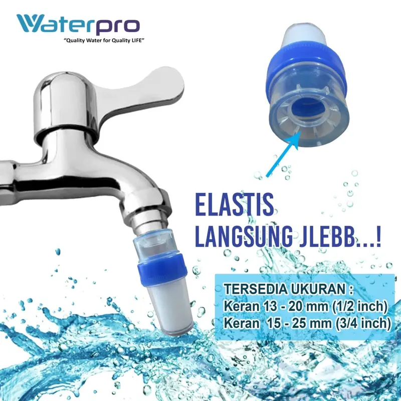 Refill Filter Kran Penyaring Air keran Waterpro Kuning 4