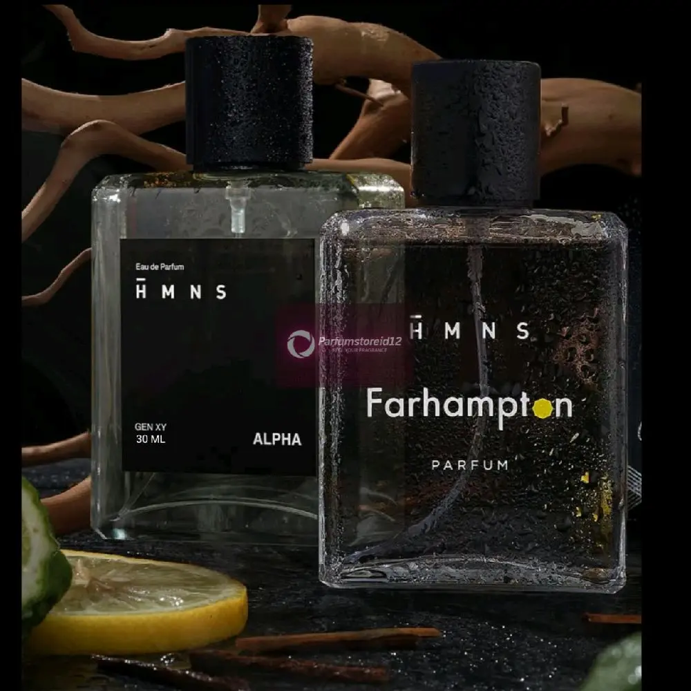 Beli 1 Gratis 1 Parfum Pria Wanita Wangi Tahan Lama Hmns Alpha+Hmns Farhampton edp 30 ML Perfume