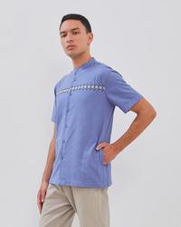 Gambar AMK Baju Koko Pria Lengan Pendek KK TAREEQ S/S Medium Blue - XXL dari AMK Store Kab. Karanganyar 5 Tokopedia