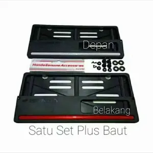 Cover tempat dudukan plat nomor motor untuk honda vario beat scoopy genio original AHM