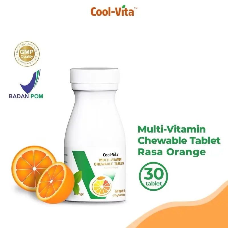 [DAPAT 3] Coolvita 2 Botol Milk Calcium Chewable + 1 Botol Multivitamin Chewable Orange 2
