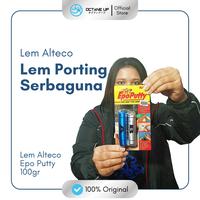 Gambar Alteco Lem Epo Putty 100gr - Lem Serbaguna Tahan Panas 120°C Waterproof untuk Beton Fiberglass Logam PVC Plastik Kayu Akuarium Tanpa Kimia Berbahaya dari Octane Up Store Kota Bandung 5 Tokopedia