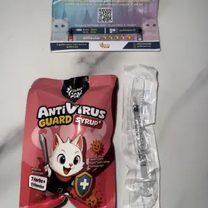 Golden Paw - AntiVirus Guard Syrup 30ML Suplemen Pemulihan dan Imun Booster Kucing untuk Atasi Infeksi Virus Calici Panleu Distempet Flu Berat