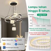 Gambar Lampu Gantung Restoran 3Warna Lampu Meja Ruang Makan Modern Lampu Dekorasi Interior Lampu Gantung Kamar Tidur Lampu kamar tidur aesthetic plafon - A-Putih-Remote dari GOGEOUS Lampu Shop Kab. Tangerang 5 Tokopedia