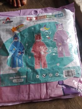 Product Review of A-CROSS JAS HUJAN SETELAN ANAK KUROMI DENGAN RUANG RANSEL DI BELAKANG LUCU DAN IMUT Pvc Biru Pink from E**g N**a 0