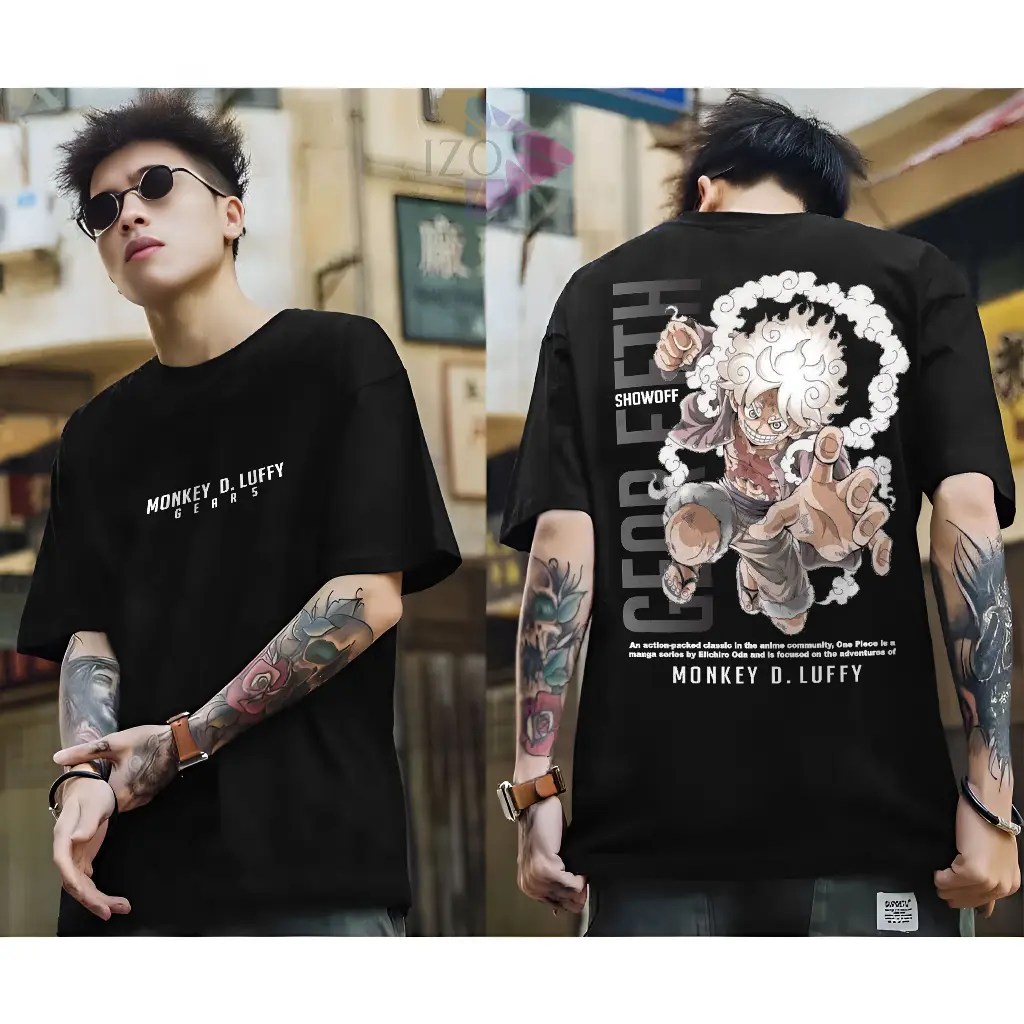 2024 Kaos Pria dan Wanita Terbaru Baju Katun Dewasa Hitam T-shirt Distro Surfing