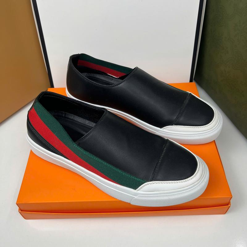 Giày Slipon Nam Gờ.Cê Cổ Chun Co Dãn Chất Liệu Da Cao Cấp