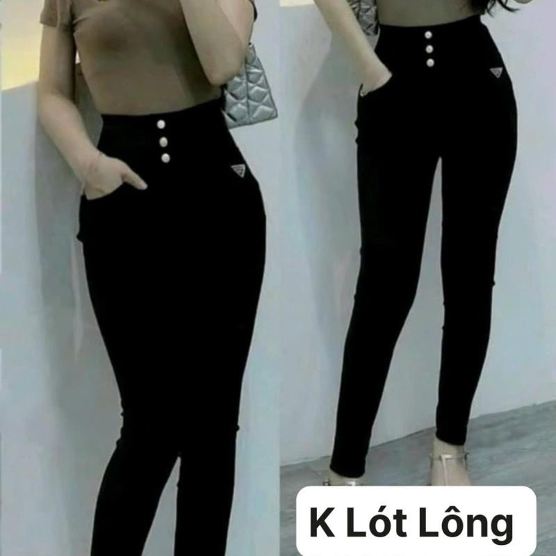 Quần Legging Umi Co Giãn 4 Chiều 3 Cúc Cạp Cao BigSize 38-78kg Cho Nữ
