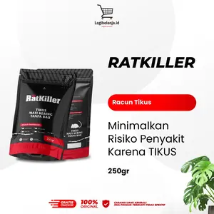 RATKILLER - Umpan penghilang hama Tikus, untuk Kantor, Gudang, Sawah, Got Original bergaransi