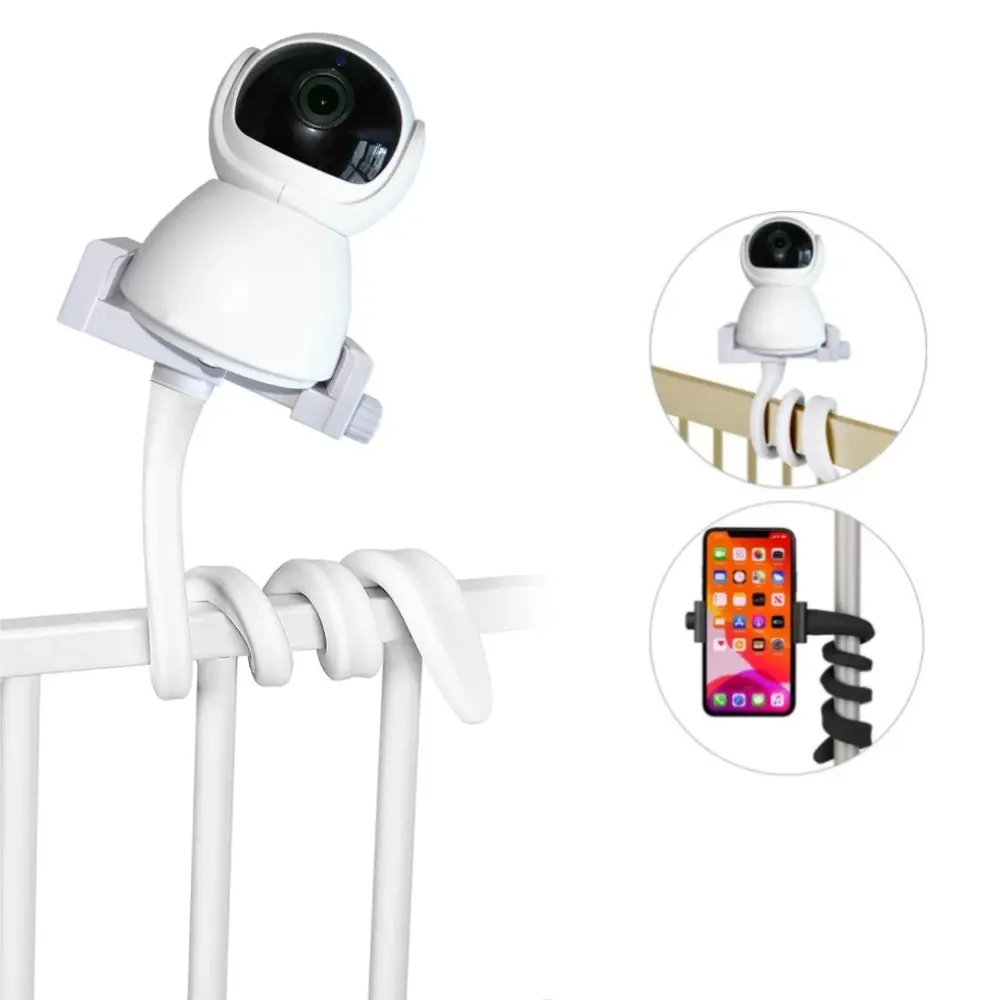 Universal Baby Monitor Holder Flexible Twisting Bracket Webcam Stand