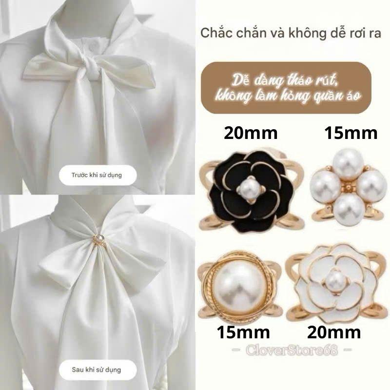  SET nút thắt nơ áo sơ mi váy blazer thời trang Hàn Quốc Nữ Women 