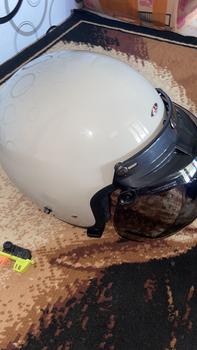 Product Review of Helm Bogo full leher retro premium SNI dewasa hijab Wanita Pria SNI Terbaru Kaca Cembung Motorcycle from O**a 0