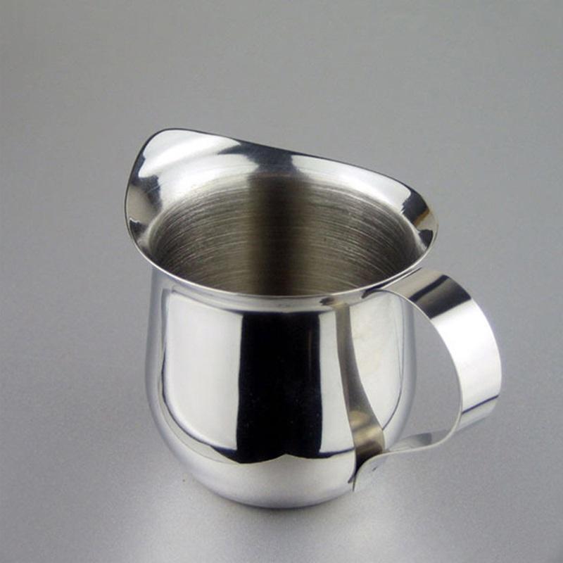 Product Introduction of Coffee Milk Frothing Jug Latte Espresso Coffee Jug Art Milk Frother Pitcher Stainless Steel Measurement Jug Espresso Barista Tool Coffee Accessories 32