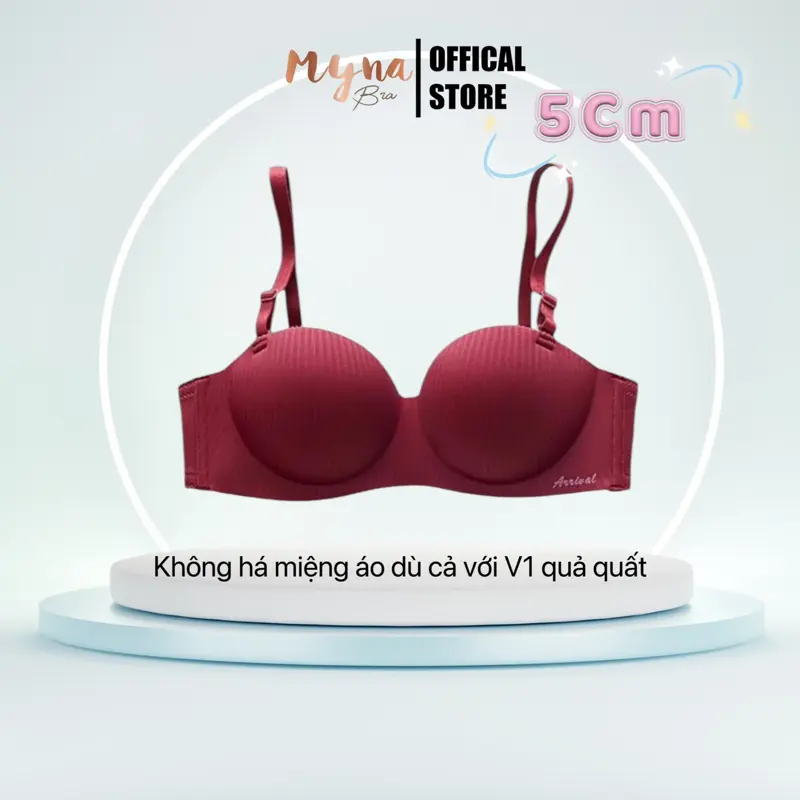 Áo lót nữ trơn đệm dày nâng đẩy V1 cực đỉnh (1902) 8