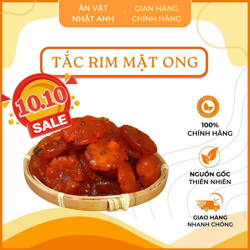Tắc Rim Mật Ong (Chua Ngọt) - Tắc Sấy Dẻo - Không Chất Bảo Quản - Đồ Ăn Vặt Healthy - Vị Tắc Chua Ngọt - Món Ngon Giới Trẻ - Ăn Vặt Lành Mạnh - Tắc Mật Ong Ngon - Đồ Ăn Vặt Chua Cay - Ô Mai Nhật Anh