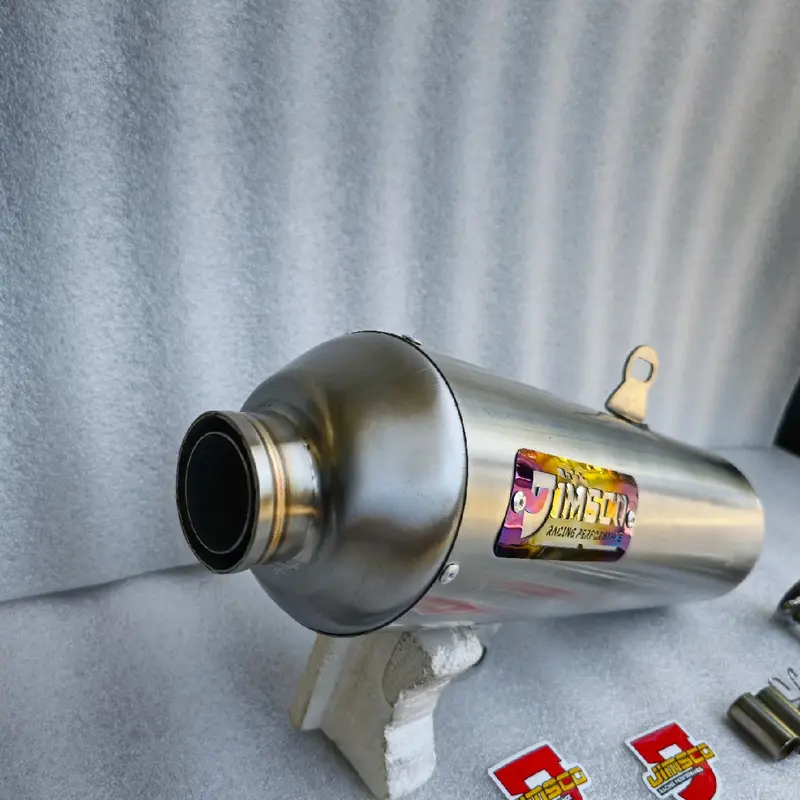 Knalpot Standar Racing JIMSCO Original Pipa 26-28mm Nmax Aerox PXC Vario Beat Mio X ride Lexi Genio copy cms Motor Mesin Motorcycle Pangkon Tabung 2