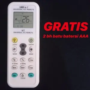 TERLARIS Remote AC Universal/Multi 1000 in 1 bisa berbagai tanpa setting