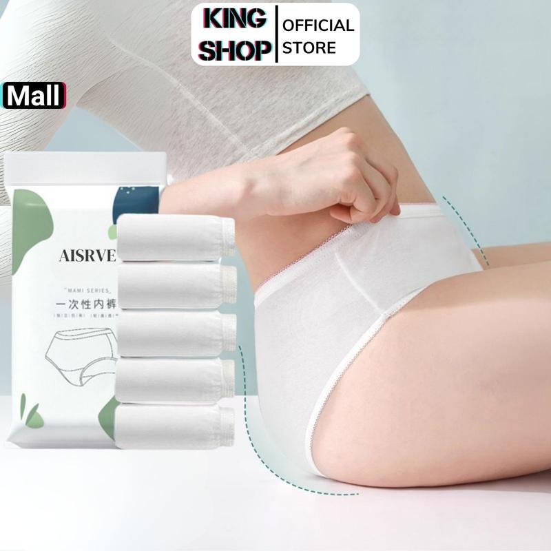 5/10/20/30pcs Quần lót dùng một lần Lady Cotton Vô trùng Travel Business Travel Shorts Portable KING SHOP Q474-L594