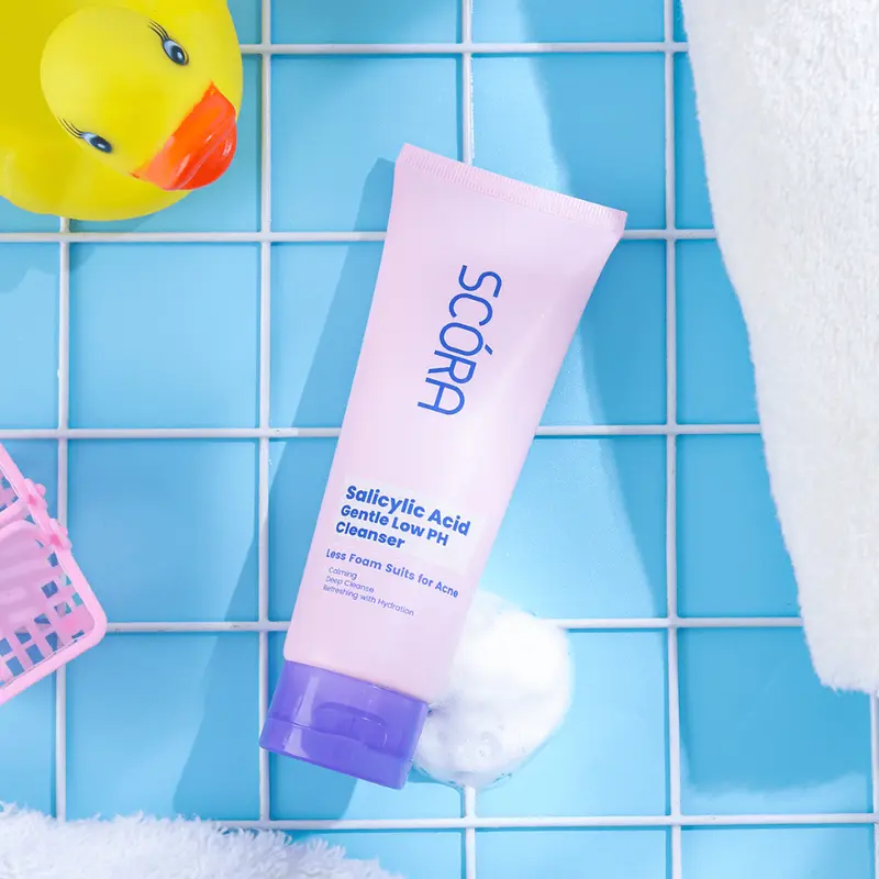 SCORA 1% Salicylic Acid Gentle Low pH Cleanser - Pembersih Wajah Gentle untuk Muka Berminyak dan Bruntusan 3