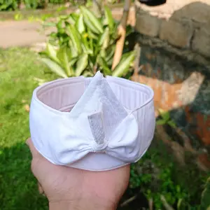 ikat kepala pria,khas pak dedi mulyadi, iket sunda putih polos