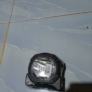 Pita pengukur baja tahan karat Gulungan baja fluoresensi pengunci otomatis pita pengukur sentimeter plus inci laser presisi tinggi