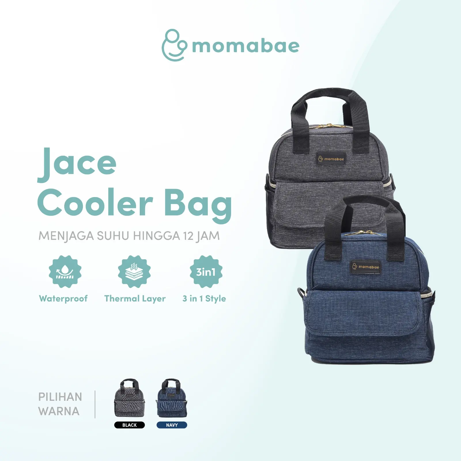 MOMABAE -  JACE COOLERBAG TAS ASI DAN TAS MPASI