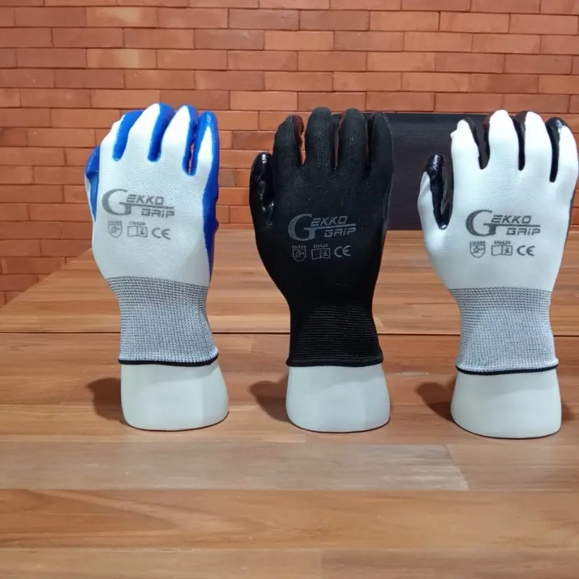 Sarung Tangan Anti Cutting Dan Kaca Anti Slip Gekko Grip Karet
