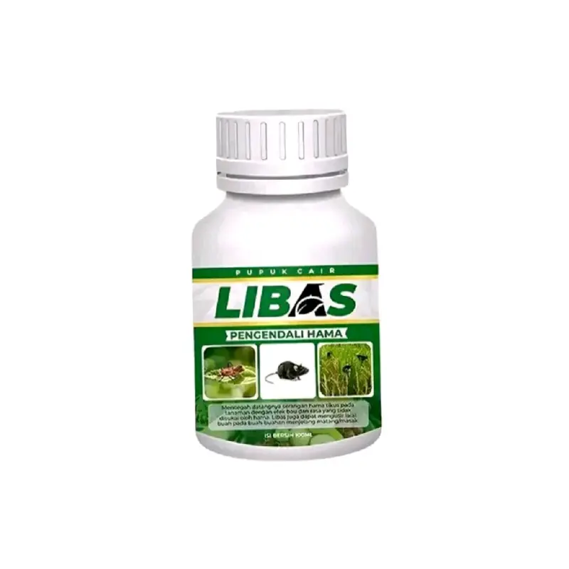 (PAKET 4 BOTOL) Pupuk libas - pupuk Obat Zpt solusi membasmi hama wereng, hama tikus, walang sangit, dan sejenisnya bakteri pada semua tanaman dan Tumbuhan 4