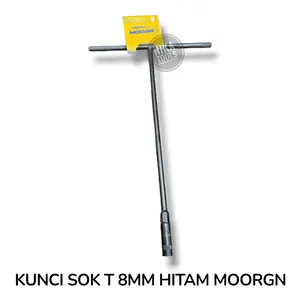 Kunci Sok Sock Hitam T 8mm MOORGN