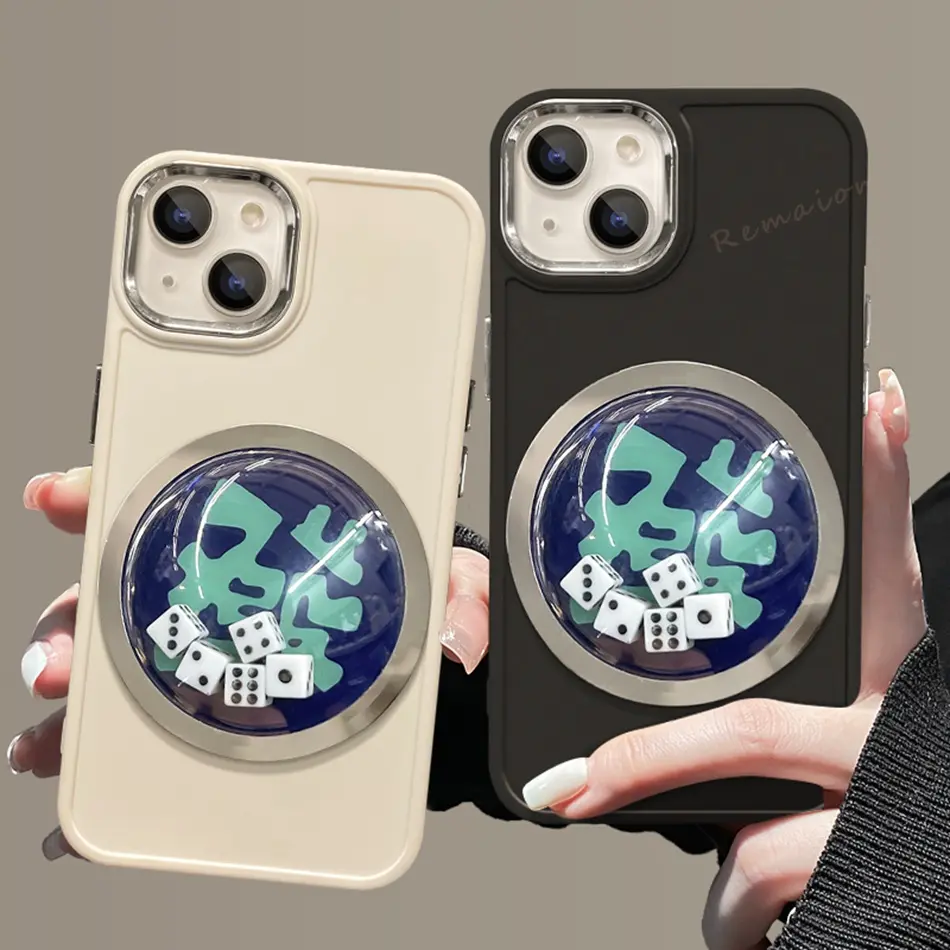3D Play Dice Phone Cases for iPhone 11 12 13 14 15 Pro Max 7 8 Plus 11Pro X XR XS MAX SE 2020 Case Soft Silicone Protector Shockproof Back Cover