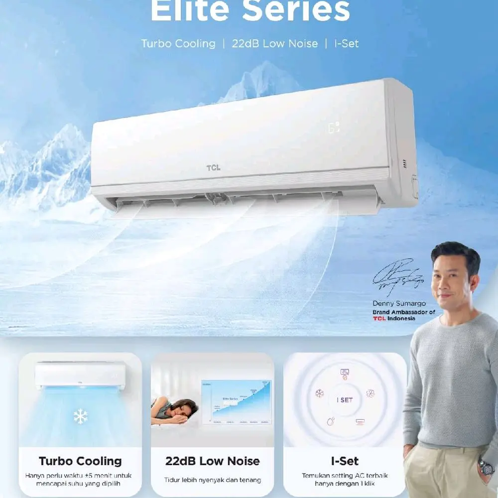 TCL Elite Series AC 18 CSD/XSS 2PK 1380WATT Turbo Cooling 22dB Low Noise I-Set Gold Find
