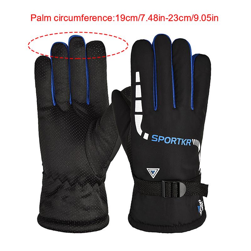 Găng Tay Giữ Nhiệt Dày Cho Nam, Ấm Áp, Cho Thể Thao, Đạp Xe, Tuyết, Mùa Đông