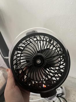 Product Review of Amgras Metafan Ⅲ Pro 6000mAh Stroller Fan Portable fan USB Rechargeable Mini Kipas Handheld Quiet Fan With Flexible Tripod & LED night light from n**b 1