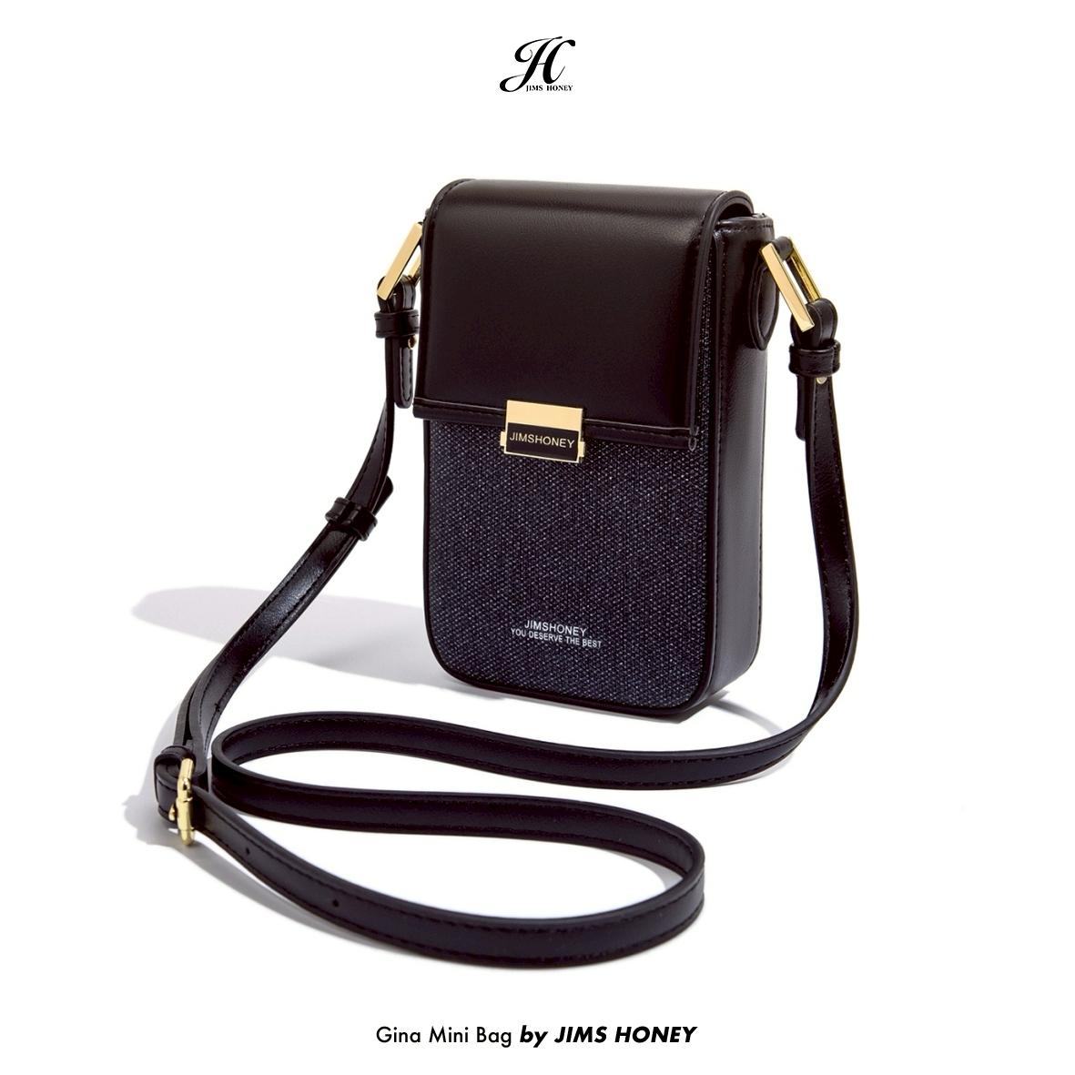 JIMS HONEY GINA MINI BAG  Tas Selempang Slingbag Cewek Jimshoney Trendy Elegan Kulit