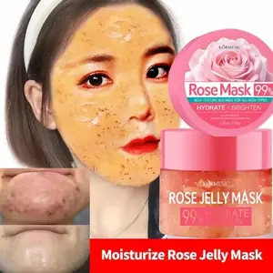 【COD】KORMESIC Rose Jelly Mask 100gr - Masker Jelly dengan Bulgarian Rose, Hyaluronic Acid, Centella, Vitamin C. Untuk Semua Jenis Kulit: Cerahkan, Atasi Jerawat & Kerutan.