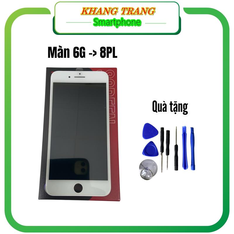  Màn hình ĐT 6G 6P 6S 6SP 7G 7P 8G 8P độ sáng cao cảm ứng mượt tặng kèm bộ tô vít tháo lắp tại Khang Trang ! 