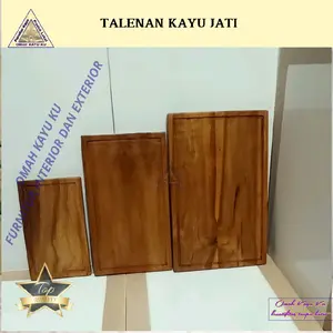 OKK-001# Talenan Kayu Jati Asli Tanpa Sambungan Tipe TALI AIR, Alas Potong sayuran tahan air,anti jamur Kitchenware