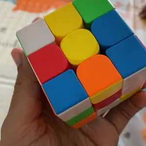 Mainan bayi 3X3X3 Moyu Meilong Magic Cube Stickerless Puzzle Cubes Professional Speed Educational Games for Children