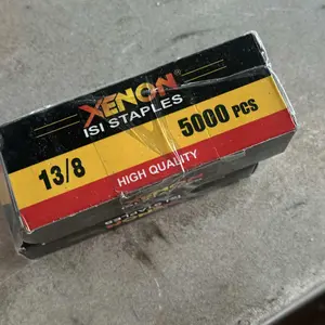 XENON Isi Staples 13/8 Mesin Paku Tembak U Mata Air Nailer Nail Gun Angin Stapler Jok Sofa Motor