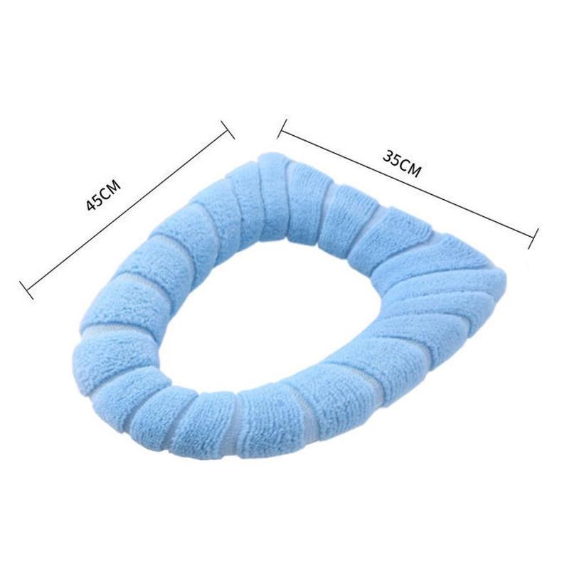 Product Introduction of Thảm Bọc Bồn Cầu, Ấm Áp Mùa Đông, Đệm Bồn Cầu Phòng Tắm, Dày Hơn Và Mềm Mại, Có Tay Cầm, Có Thể Giặt Được, Thích Hợp Cho Mùa Đông, U1C0 18