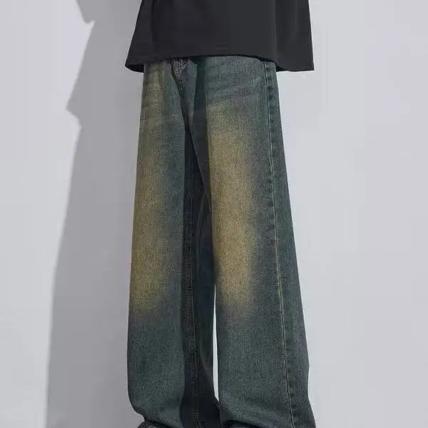 Celana Whisker Jeans Baggy Loose Skena Super Premium Highwaist Kulot Jeans Wanita Loose Korean Style kekinian Panjang Nyaman Boyfriend Khaki Melar Tebal 0