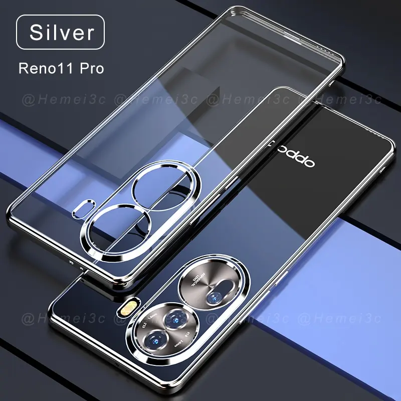 SEAHAI Case For OPPO Reno 10 5G, Ultra Thin Soft Silicone Clear