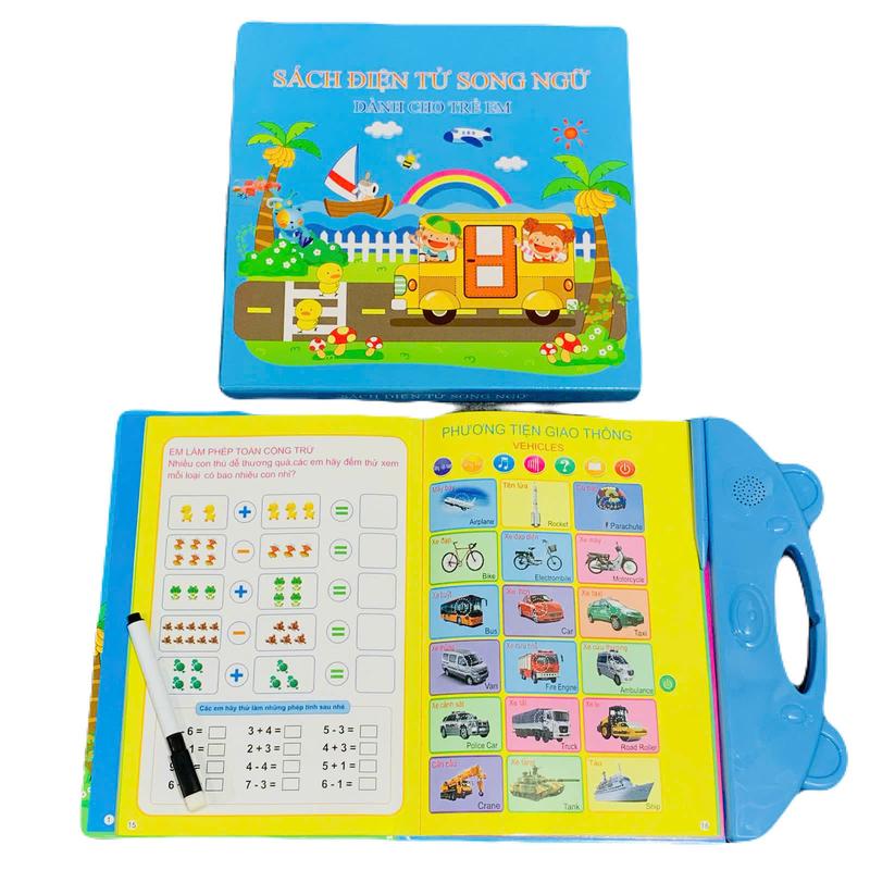 ( MẪU MỚI) Phiên bản mới Sách điện tử song ngữ cho trẻ em (1-7 tuổi)