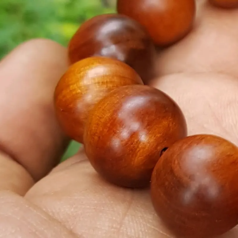 Gelang Kayu Raja 16mm Tidak Tembus Sinar. 0